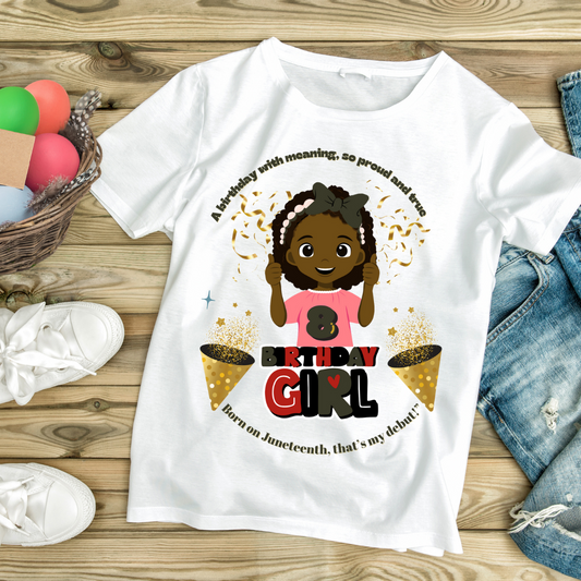 Moments for Life Statement Tee - Birthday Girl