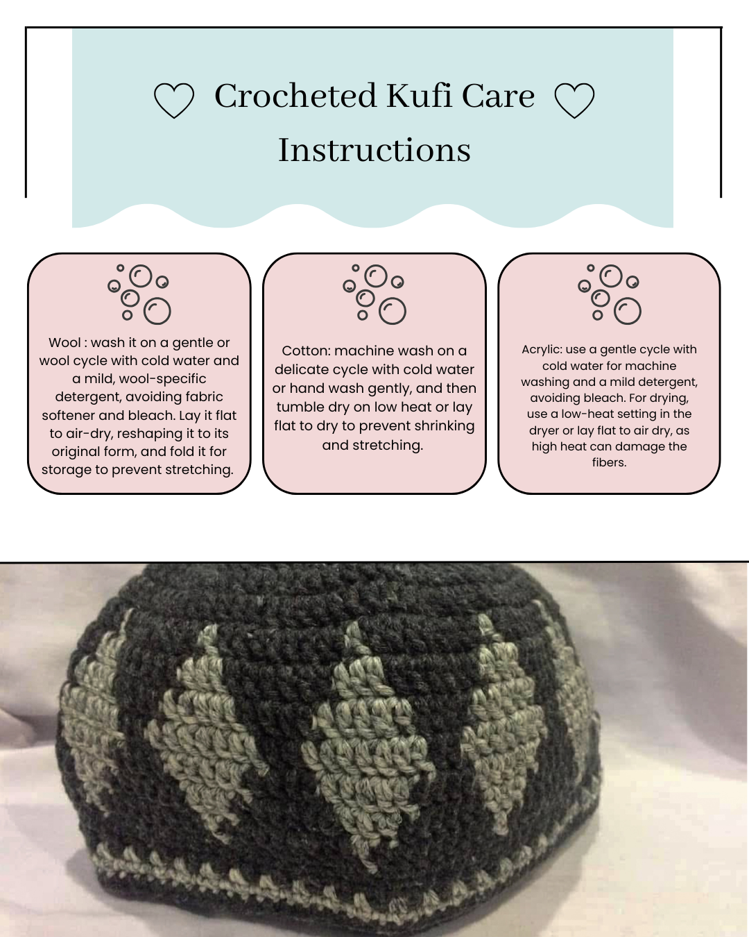 Crochet Kufis 2.0 (Adult Male)