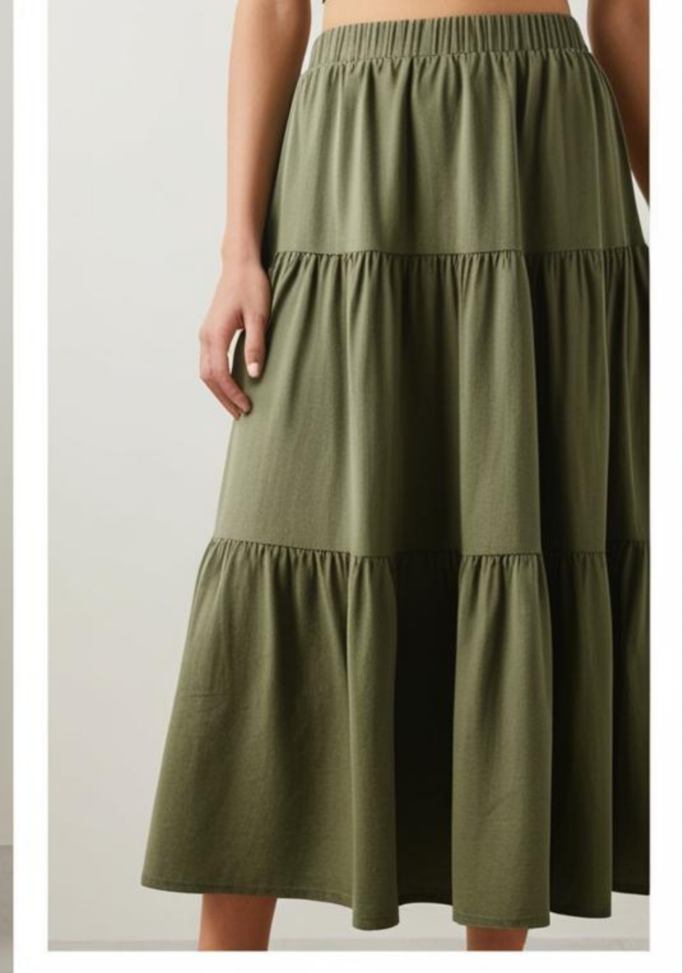 Modesty Matters - Ladies: Another Level Tiered Maxi Skirt