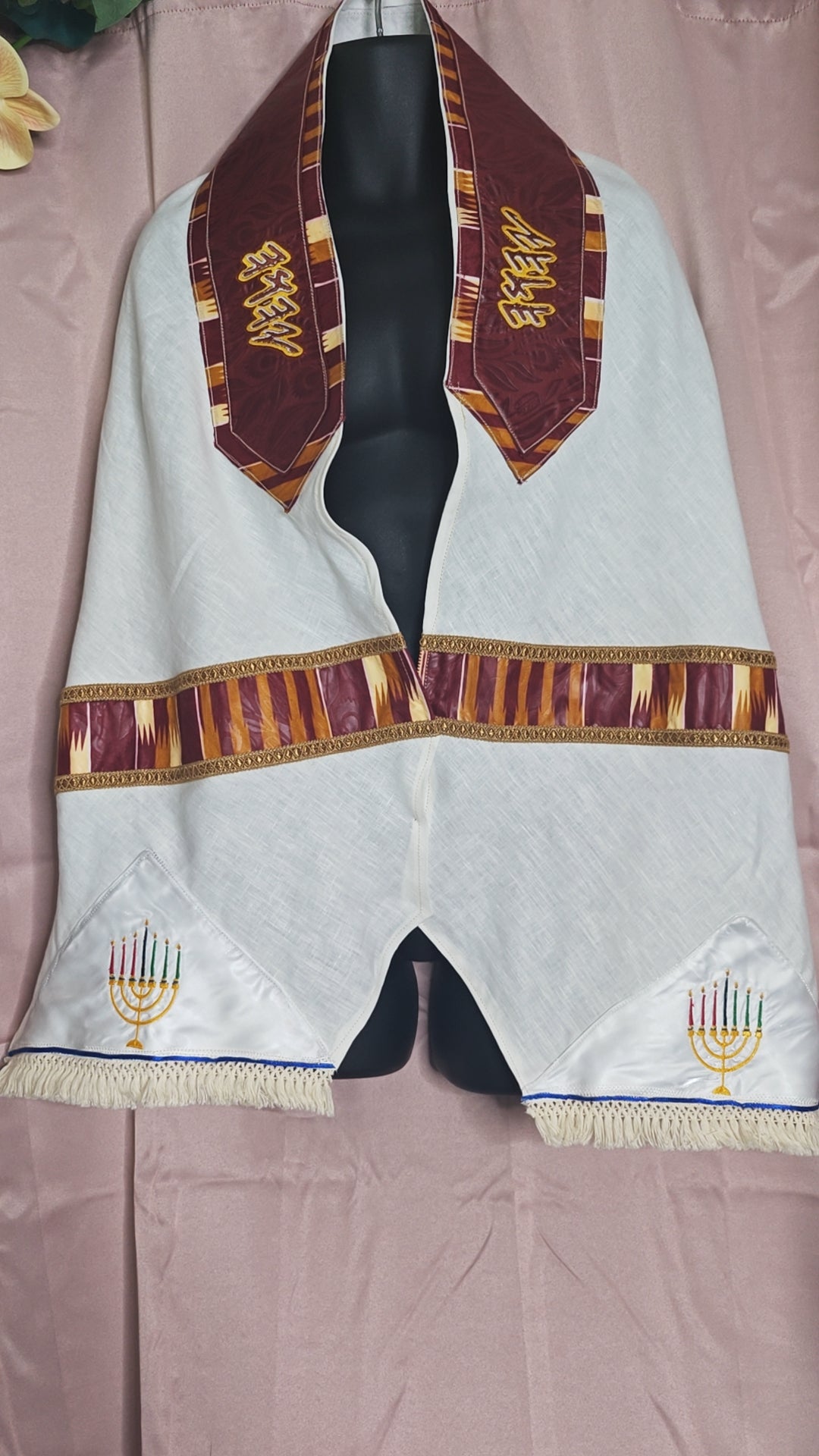 EMBROIDERY (for Prayer Shawls & Garments only)