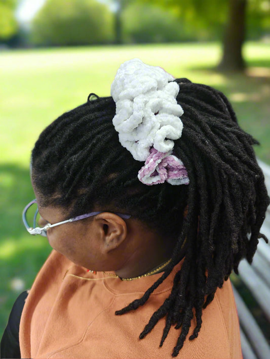 Larger than Life Crochet Scrunchies
