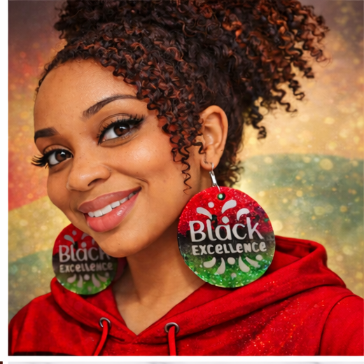 Black Excellence Statement Earrings