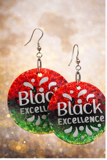 Black Excellence Statement Earrings