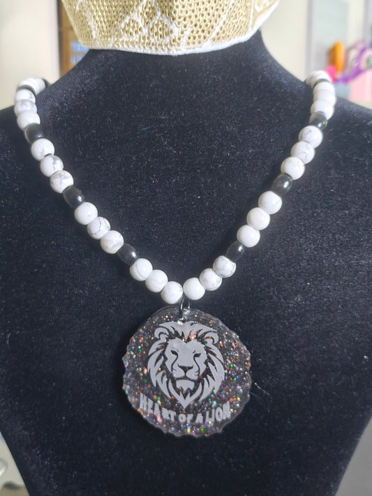 Heart of a Lion - Majestic Statement Medallion
