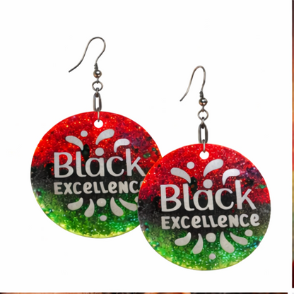 Black Excellence Statement Earrings