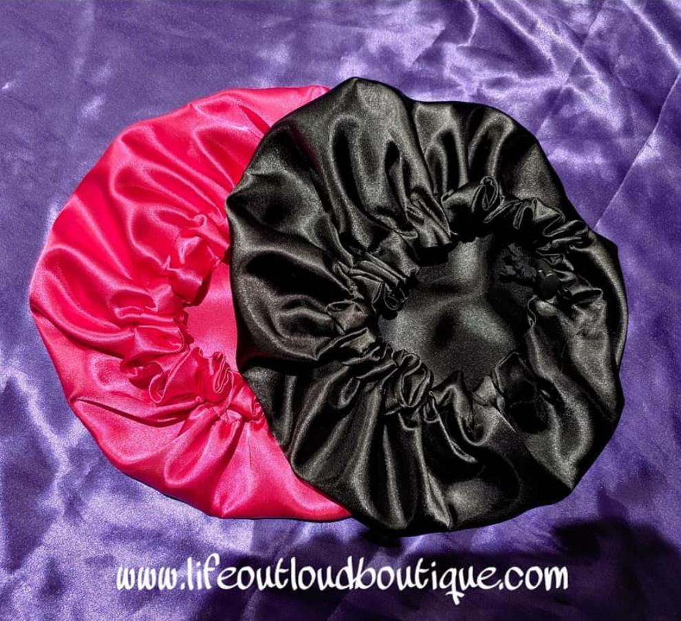 LUV Your Hair Reversible Satin Sleeping Bonnets